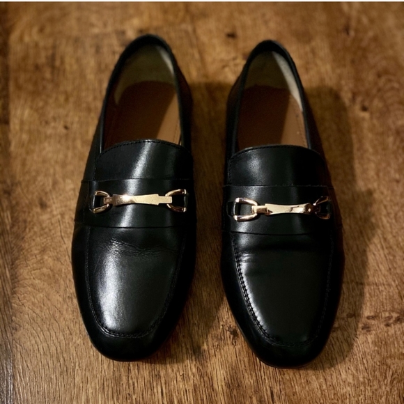 ASOS Shoes - ASOS wide fit black leather loafers